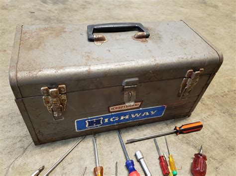 googlevintage mechanics metal small tool boxes|Vintage Mechanic's Tool Box .